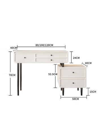 Kenny Dressing Table with LED Mirror
