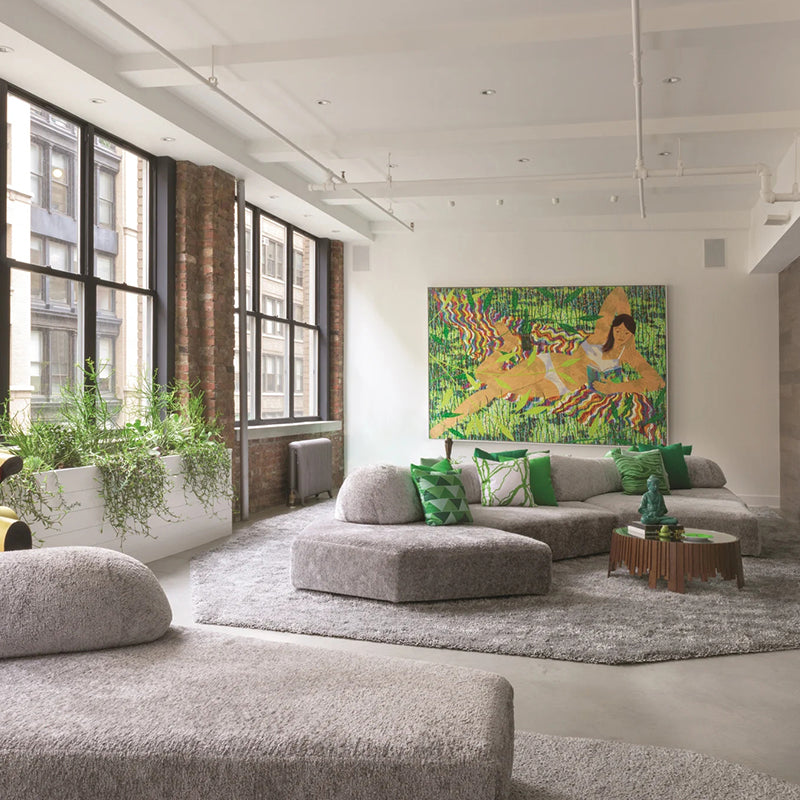 Gore Four Seater Sofa, Velvet