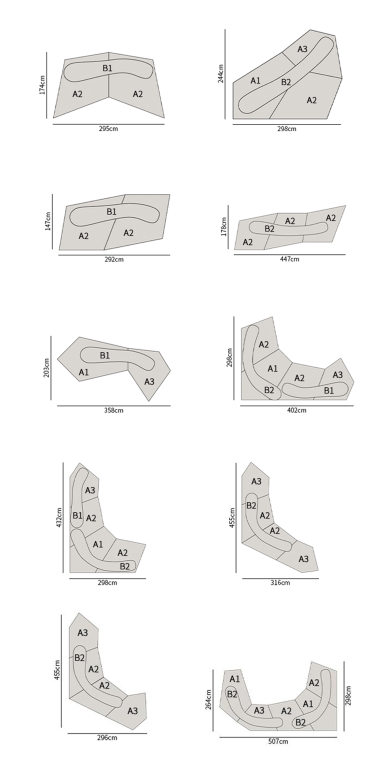 Gore Four Seater Sofa, Velvet