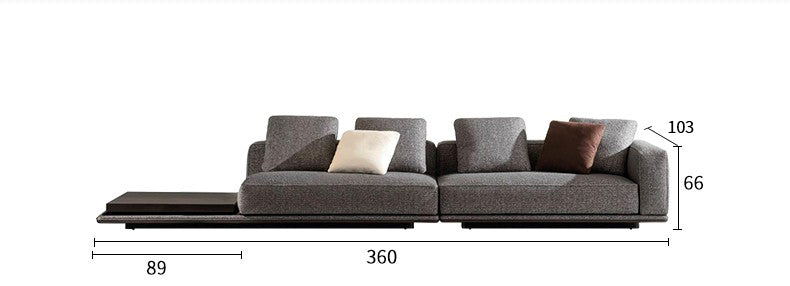 Godwin Three Seater Sofa, Four Seater Sofa, Linen