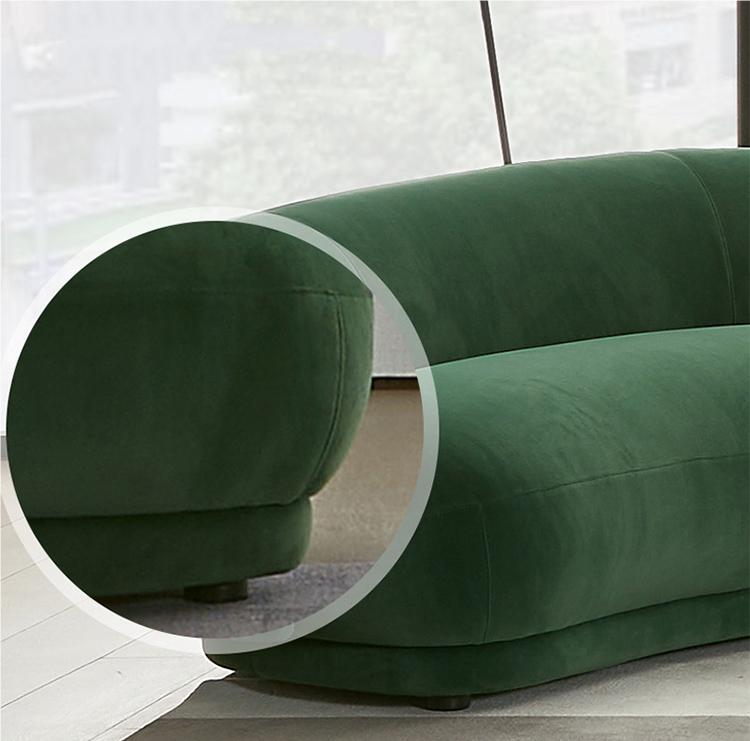 Galen Three Seater Curved Sofa