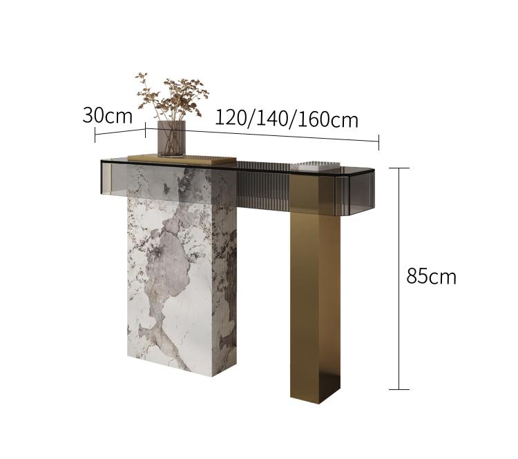 Henson Console Table, Marble