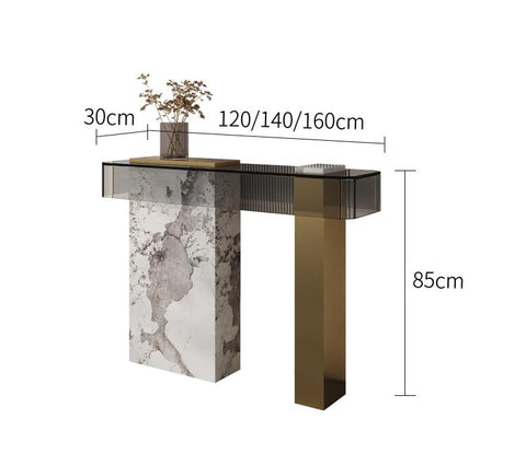 Henson Console Table, Marble
