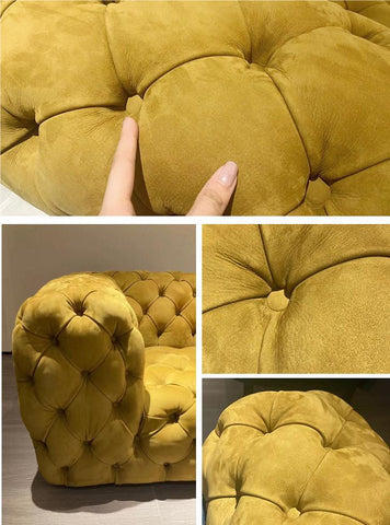 Gunter Three Seater Sofa, Velvet