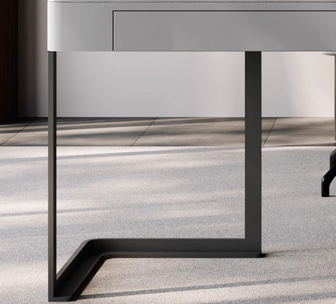 Hadley Office Desk, Sintered Stone