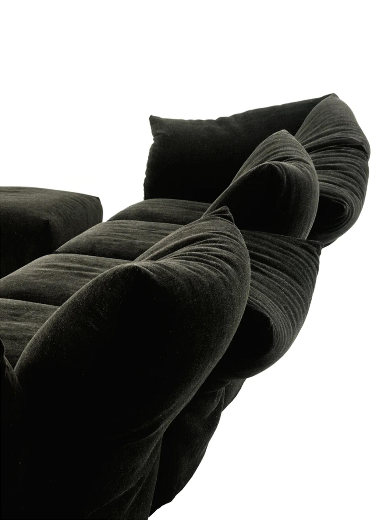 Gregg Petal Three Seater Sofa