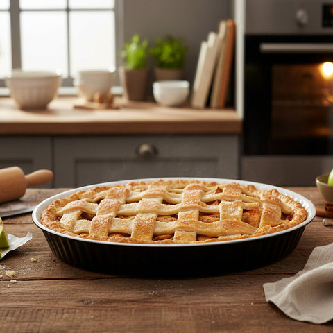 Ecocook Black Low Flan Dish