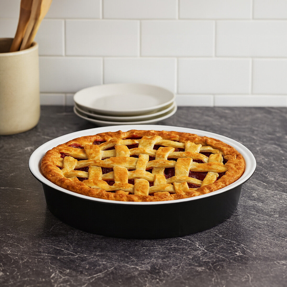 Ecocook Black Round Cake Tin