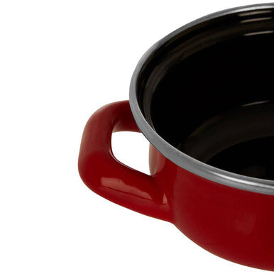 Porter Red Enamel 10cm Mini Casserole Dish
