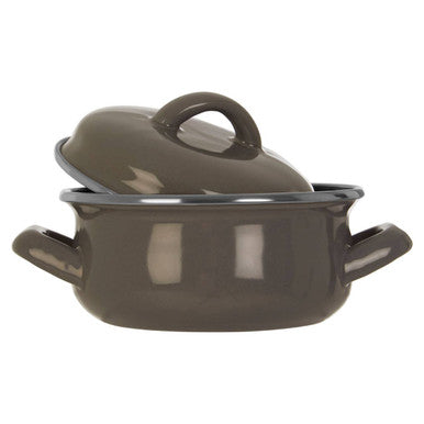 Porter Grey Enamel 12cm Casserole Dish