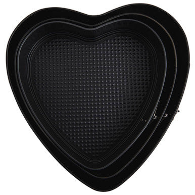 From Scratch Set Of Three Heart Shaped Spring form Cake Tins