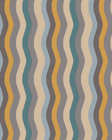 Wavy Stripe Wallpaper