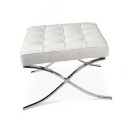 Barcelona Ottoman, Real Leather
