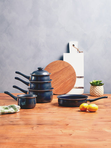 Viggo Black Non Stick 5 Piece Cookware Set
