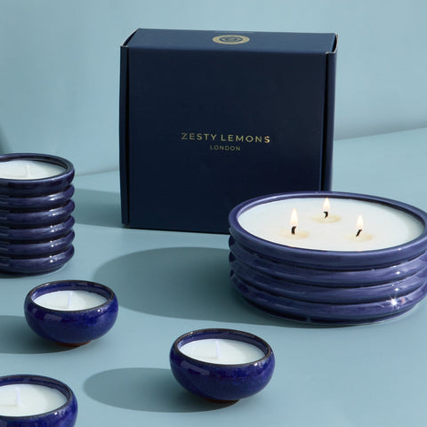 Contemporary Kiln Large Navy Candle