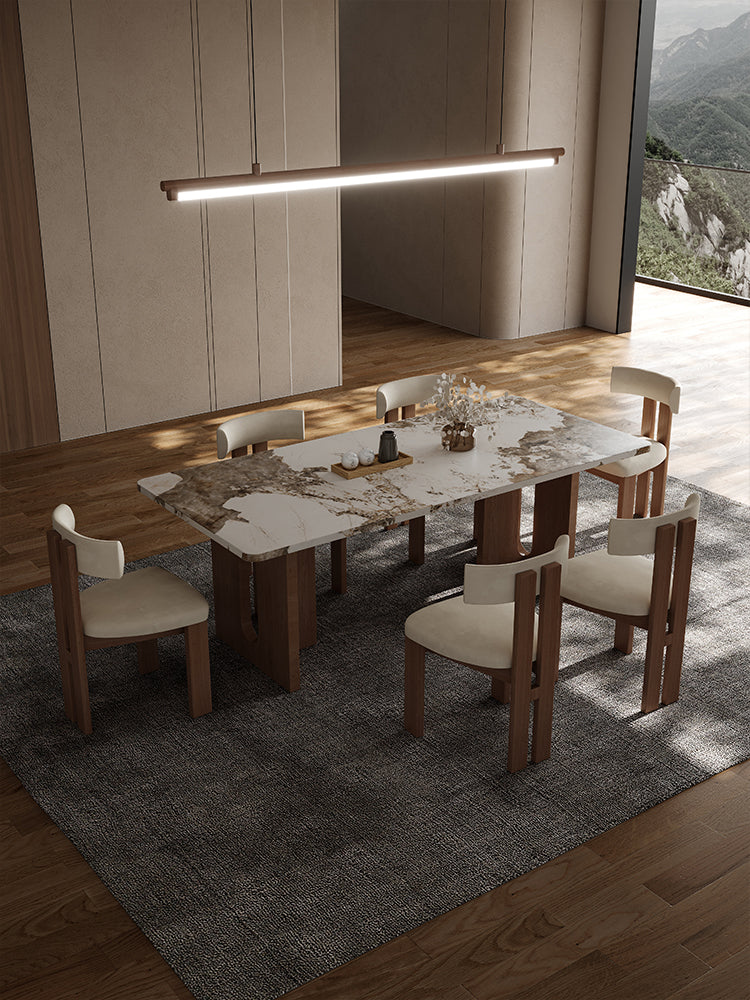 Dudley Dining Table, Marble