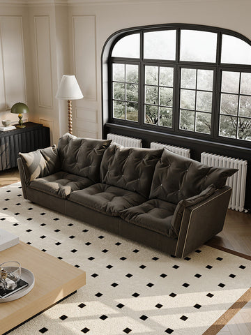 Sorrento Sofa - Chair, Black