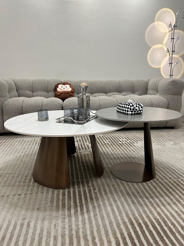 Leonor Nesting Coffee Table With Steel Base