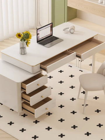 Elmer Office Desk, Sintered Stone｜ DC Concept
