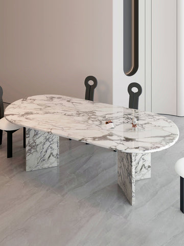 Gillian Dining Table, Marble
