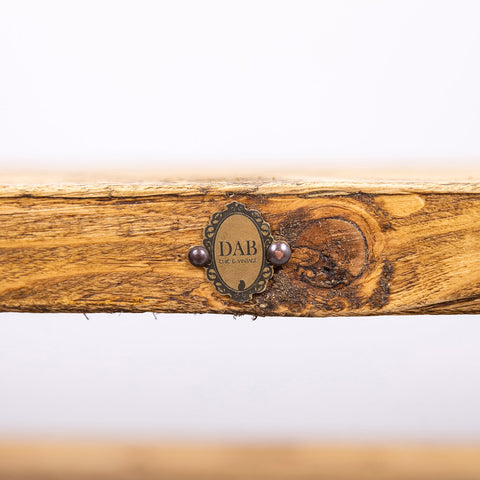 Dining Tables with Black Steel Legs - Industrial Wooden Table