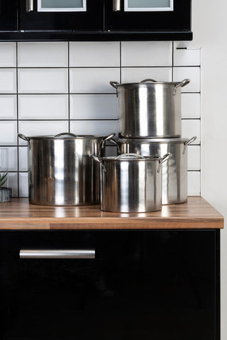 Crosse  Set Of 4 Stock Pots with Lids