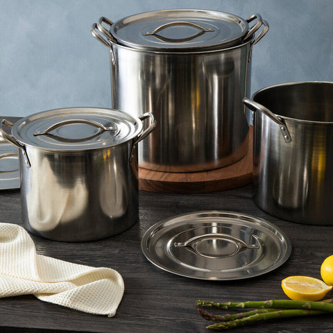 Crosse  Set Of 4 Stock Pots with Lids