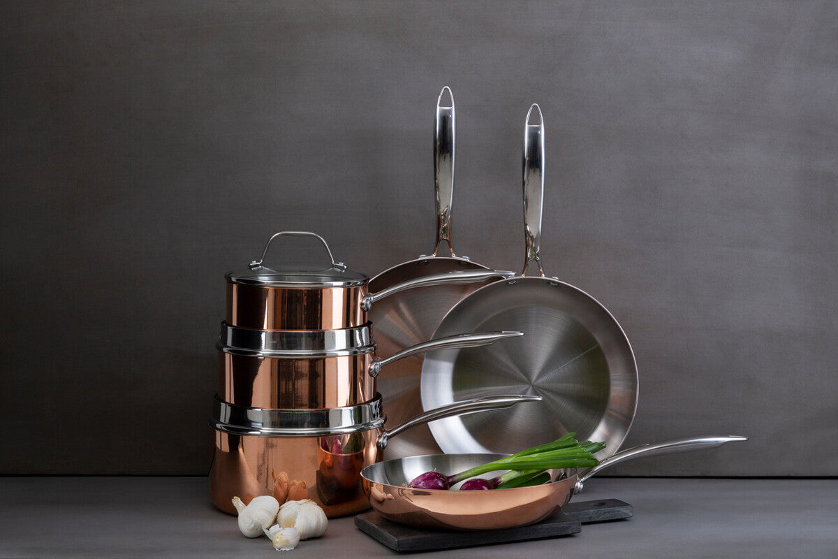 Minerva Copper Finish 24cm Frying Pan