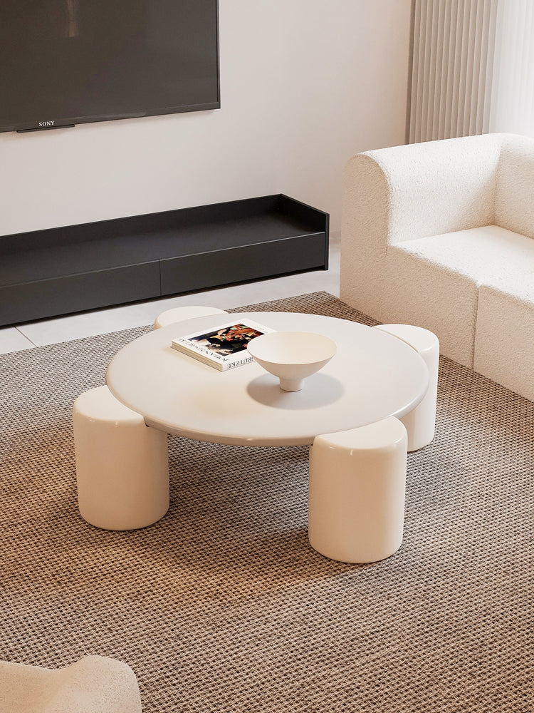 Nova Flower Nesting Coffee Table, White｜ DC Concept