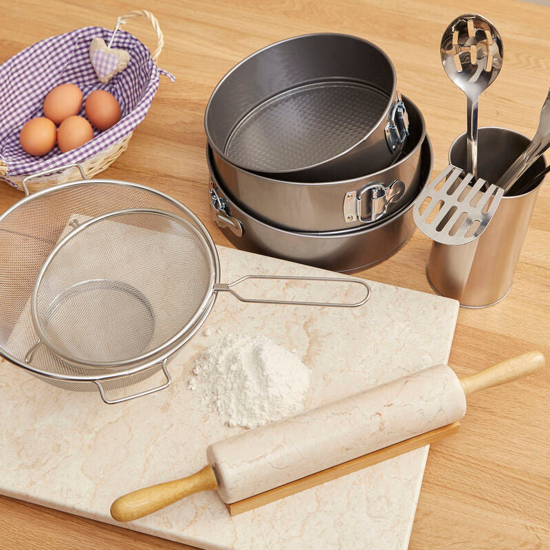 Mari Set Of 3 Spring Form Round Cake Tins