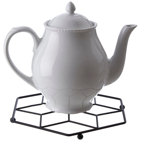 Vertex Contour Matte Black Trivet