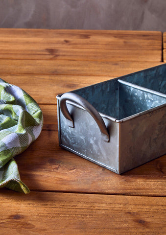 Drummond 4 Compartment Galvanised Steel Rectangular Tray