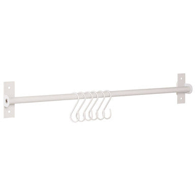 Set Of Ten Sorello Matt White Hooks
