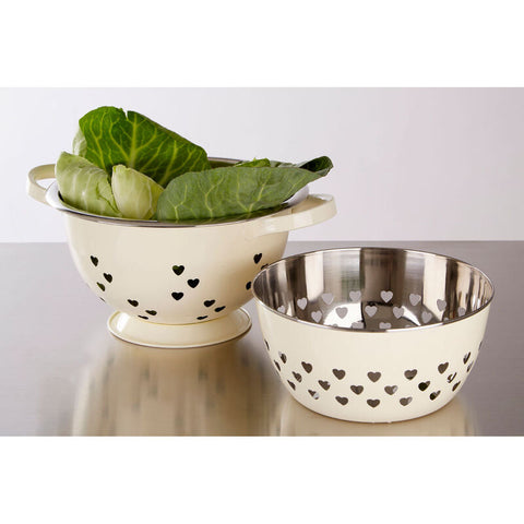 Hollis Hearts Design Ivory Bowl