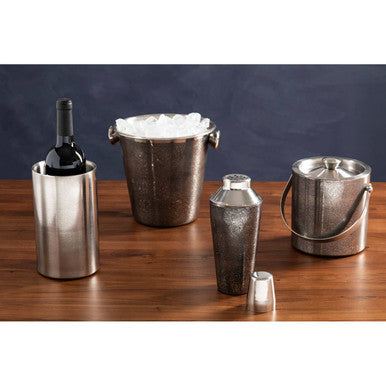 Glitter Effect Ice Bucket With Lid