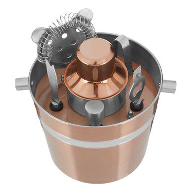 Mixology 7 Piece Bar Set in Rose Gold Finish