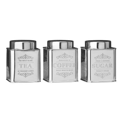 Chai Stainless Steel Tea Coffee and Sugar Set