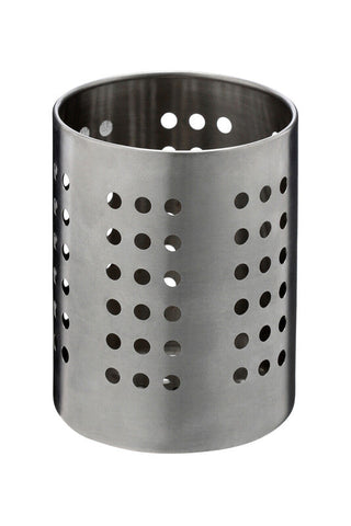 Soren Brushed Stainless Steel Cutlery Caddy