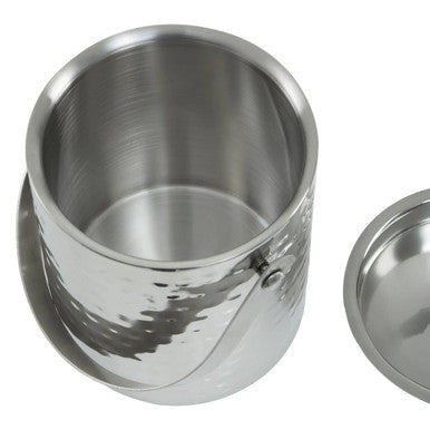 Martel Stainless Steel Hammered Effect Ice Bucket