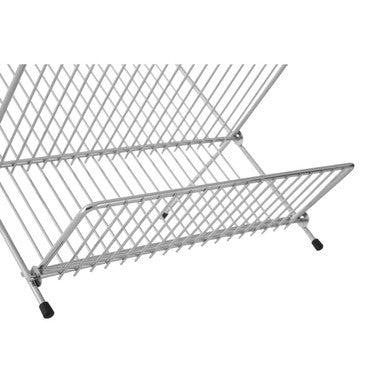 Laurie Small Chrome Folding Dish Drainer