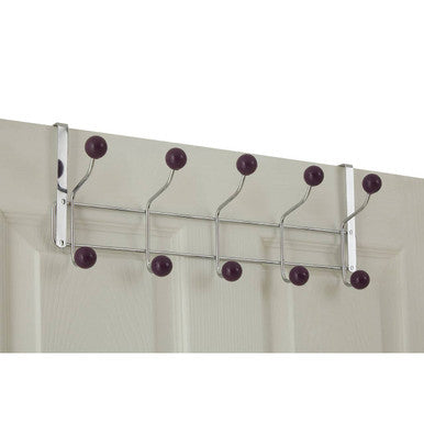 Jaxen Purple Balls Ten Hook Over Door Hanger