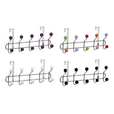 Jaxen Purple Balls Ten Hook Over Door Hanger