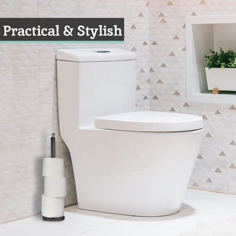 Adler Black Toilet Roll Holder