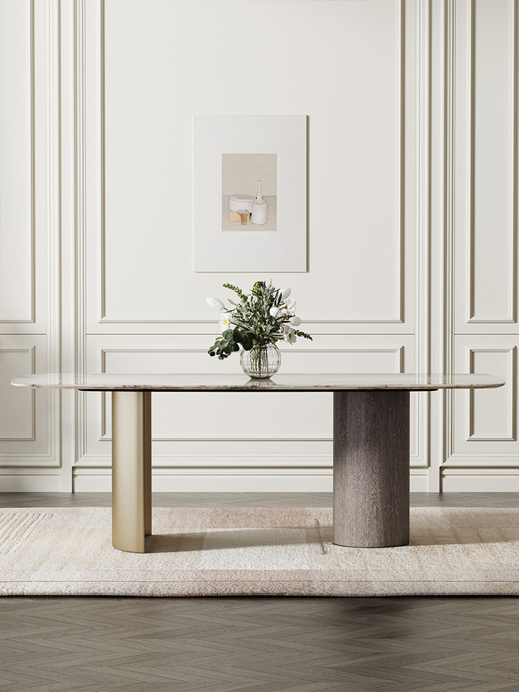 Cameron Dining Table, Marble