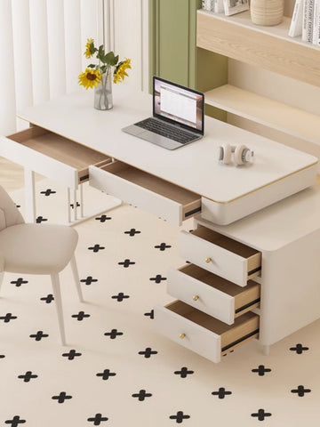 Elmer Office Desk, Sintered Stone｜ DC Concept
