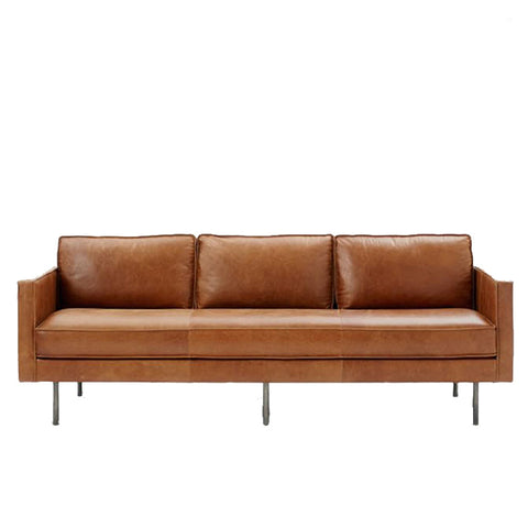 Baxter Two Seater, Three Seater Sofa, Real Leather