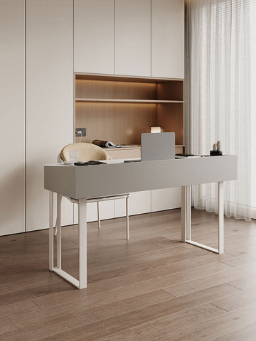 Otto Office Desk - White Sintered Stone｜ DC Concept