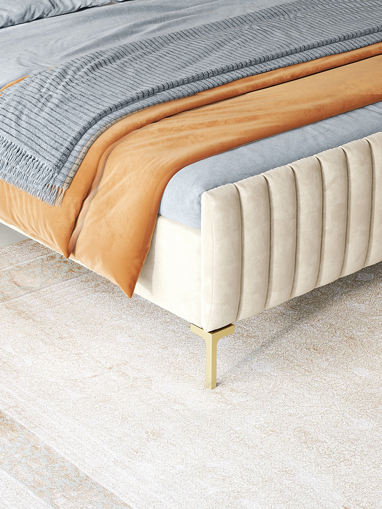 Babbie King Size / Super King Size Bed, Velvet