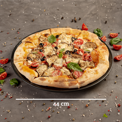 Hygge Black Stoneware Pizza Plate