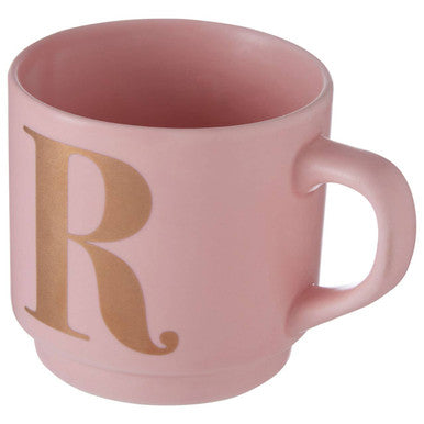 Signet Pink Monogram Mug, R